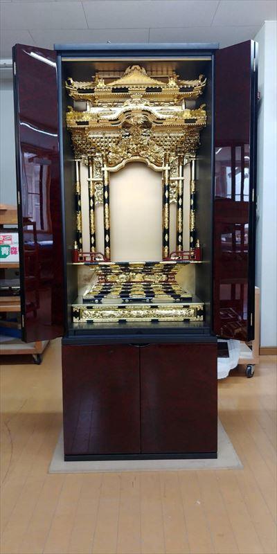 碧南市で200代金仏壇のリメイクをしました。