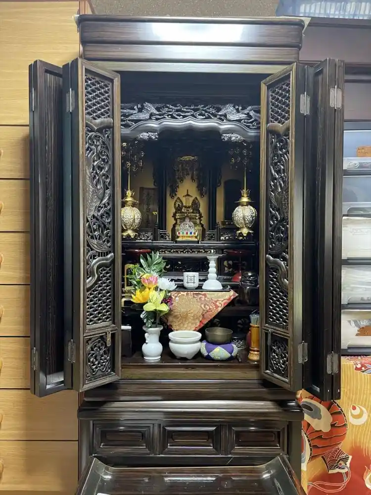 愛知県 豊橋市｜100代唐木仏壇のリメイク｜施工前